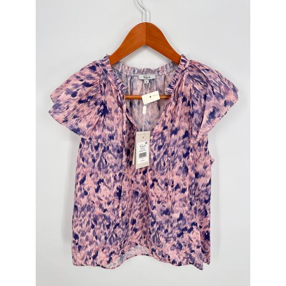 RAILS NWT Karysa Pink Ikat Blouse // S - Picture 3 of 15